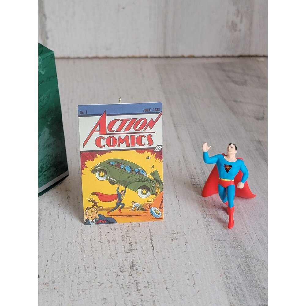 Hallmark Superman comic book commemorative edition ornament Xmas‎